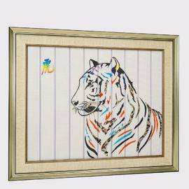 Snag Free Tiger Chinese Zodiac Art, trwałe obrazy do dekoracji wnętrz dla majsterkowiczów