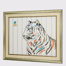Snag Free Tiger Chinese Zodiac Art, trwałe obrazy do dekoracji wnętrz dla majsterkowiczów